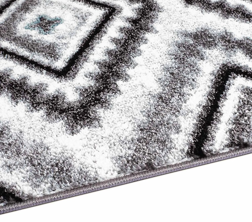 Dekorstudio Moderný koberec MODA SOFT sivo modrý 1129 Rozmer koberca: 80x300cm