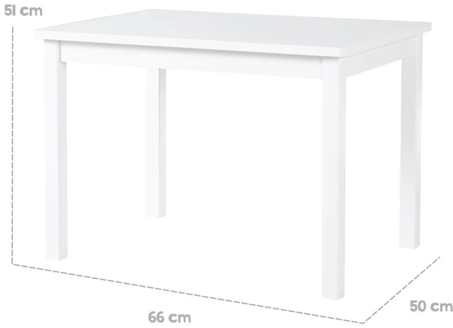 Detský stolík 50x66,5 cm – Roba