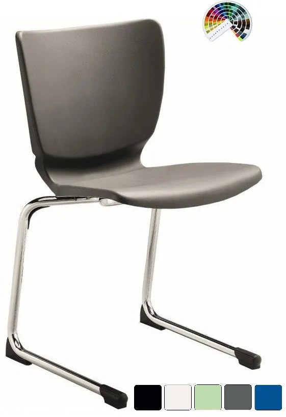 Jedálenská a študentská stolička MONO plast