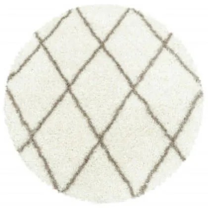 Ayyildiz koberce Kusový koberec Alvor Shaggy 3401 cream kruh - 120x120 (priemer) kruh cm