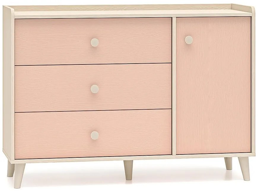 Komoda Mevel 05 Púštny Piesok/Millenial Pink