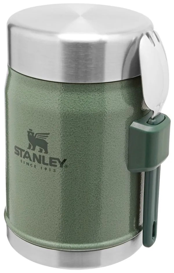 Zelená termoska na jedlo z nehrdzavejúcej ocele 400 ml Legendary Classic Hammer Tone Green – Stanley