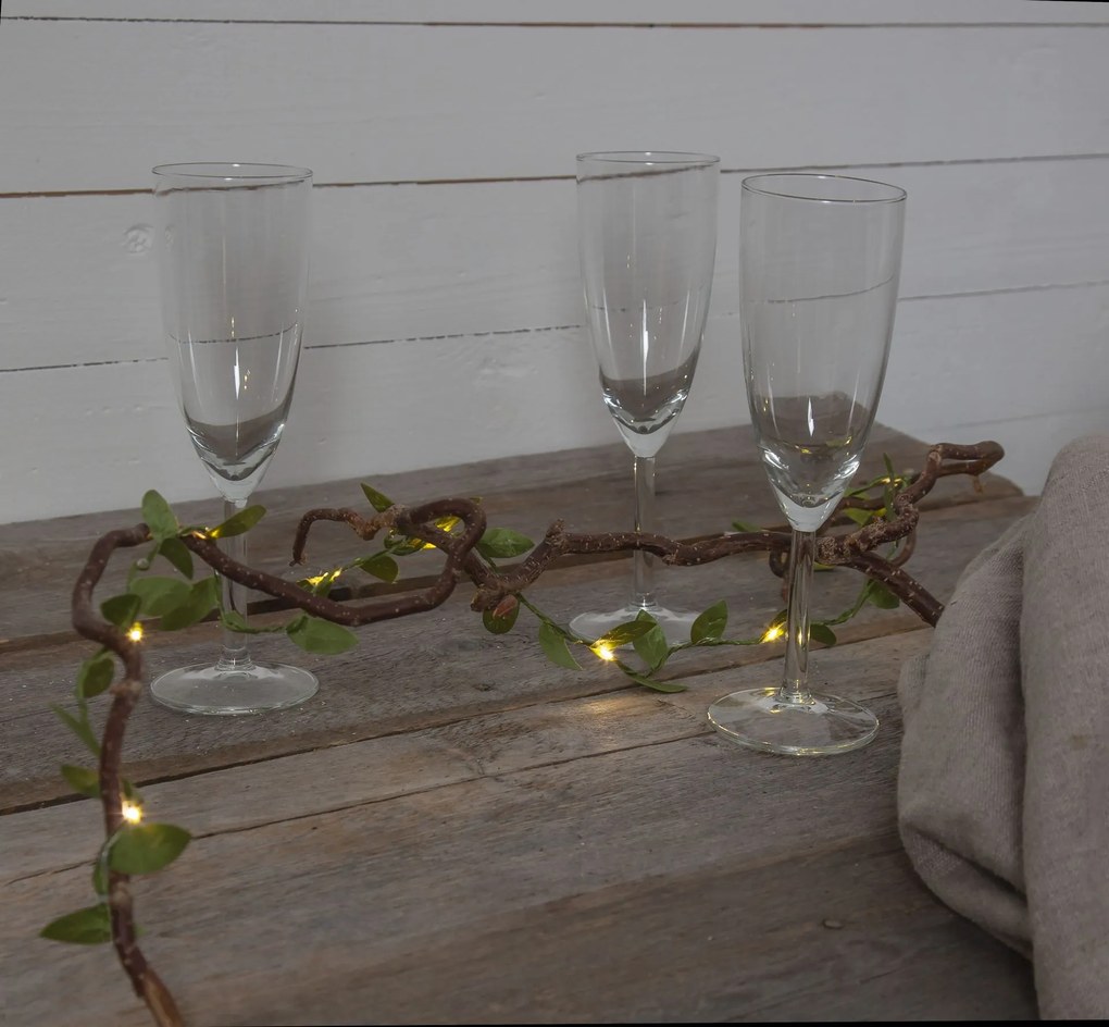 STAR TRADING Svetelná LED girlanda Leaf 95 cm