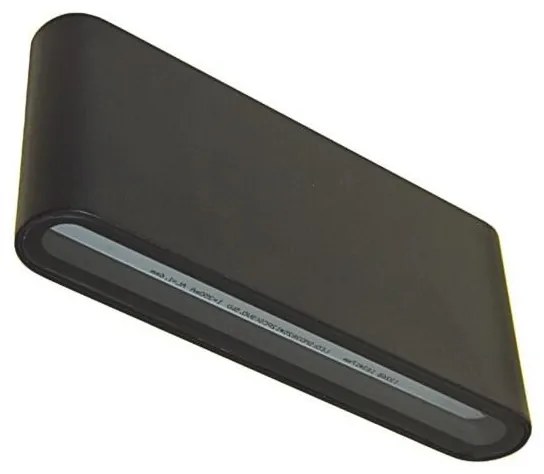 LED Vonkajšie nástenné svietidlo FLOW LED/6W/230V IP54 4000K antracit