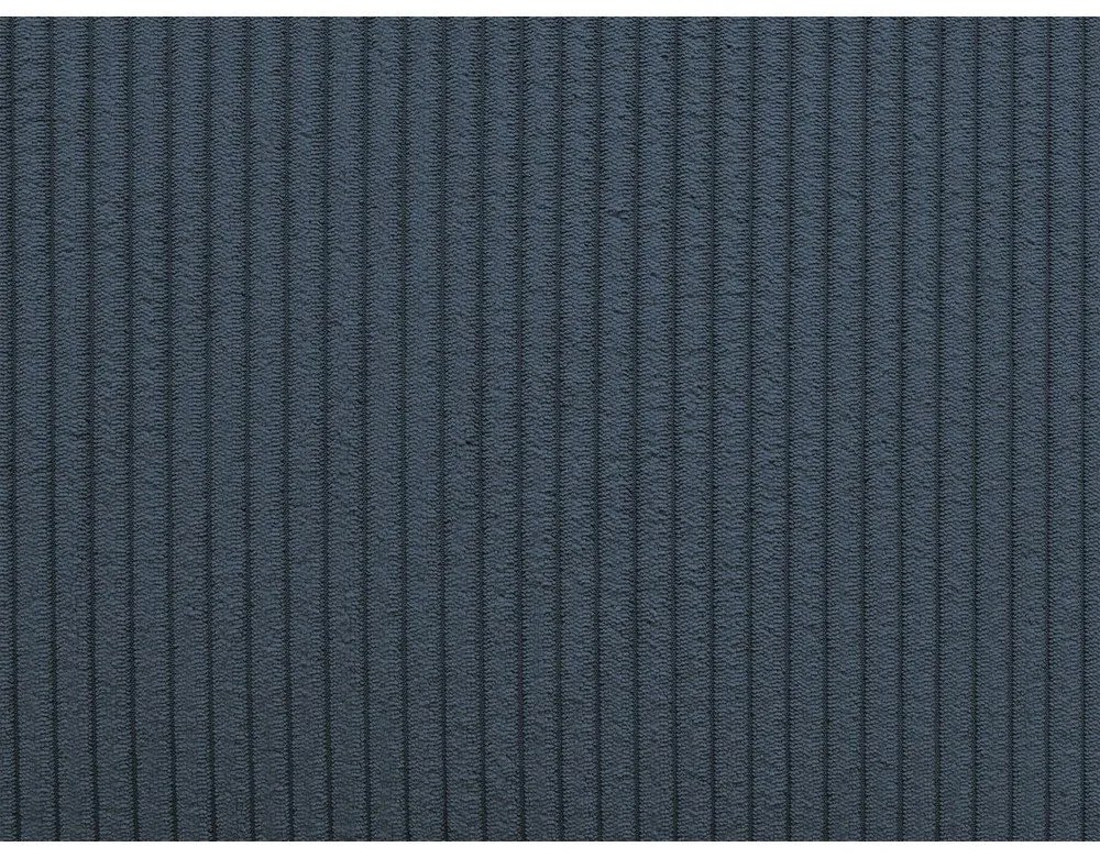 Tmavomodrý menčestrový modul pohovky (pravý roh) Nihad modular – Bobochic Paris