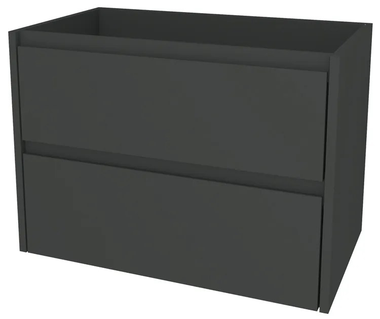 Mereo, Mereo Opto, kúpeľňová skrinka 81 cm, Multidecor, Šedá antracit, MER-CN991SSEAN