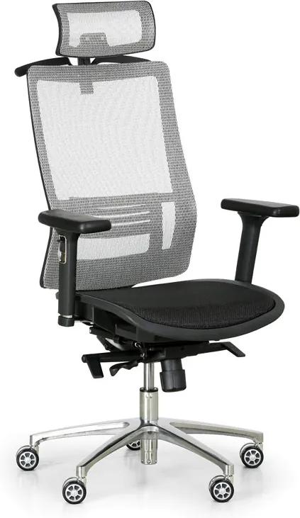 Kancelárska stolička ATOL, sivá