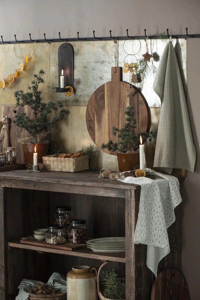 IB Laursen Drevená okrúhla doska OILED ACACIA WOOD