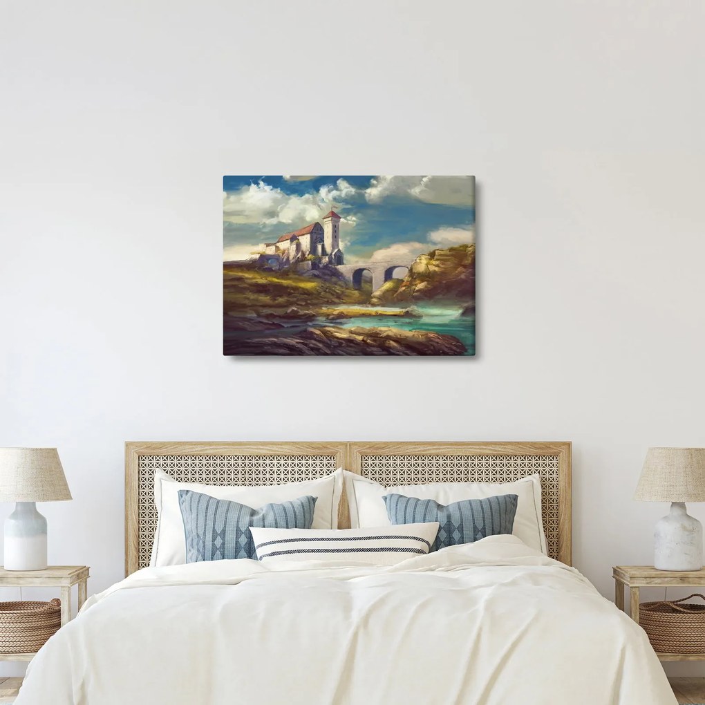 Obraz - Stredoveký hrad (70x50 cm)