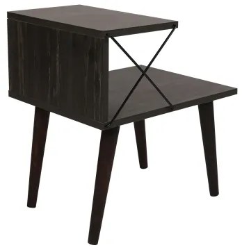Nočný stolík CROSS 55x50 cm hnedá