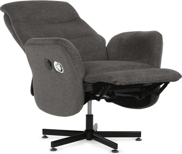 Polohovacie kreslo béžové, elektrické TV-C5479 GREY2