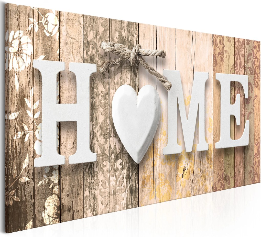 Obraz - Smell of Home (1 Part) Beige Wide 100x45