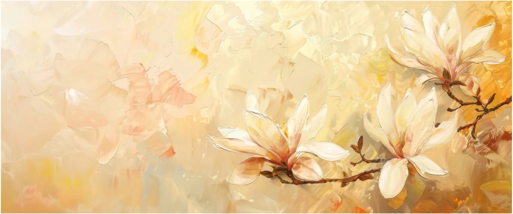 Obraz - Kvety (120x50 cm)