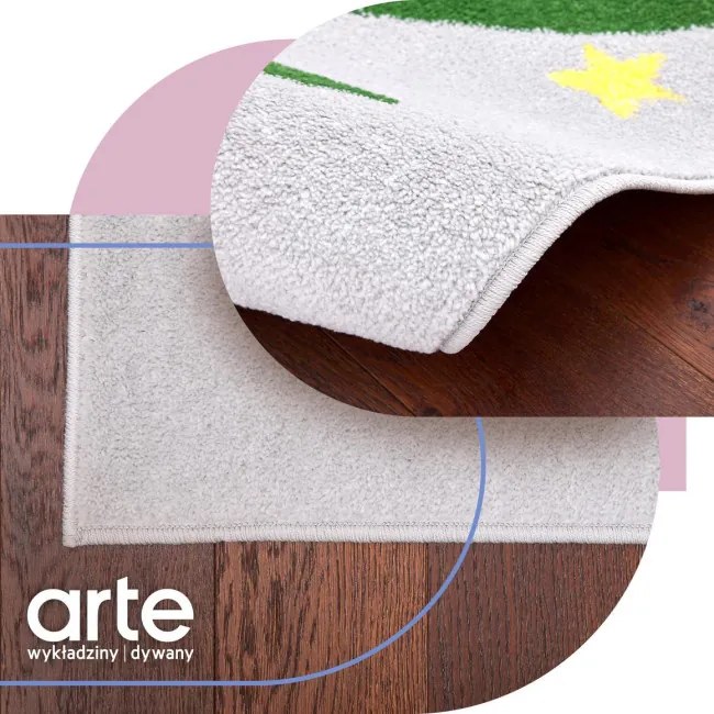 Koberec Agnella Funky Top Owl sivý