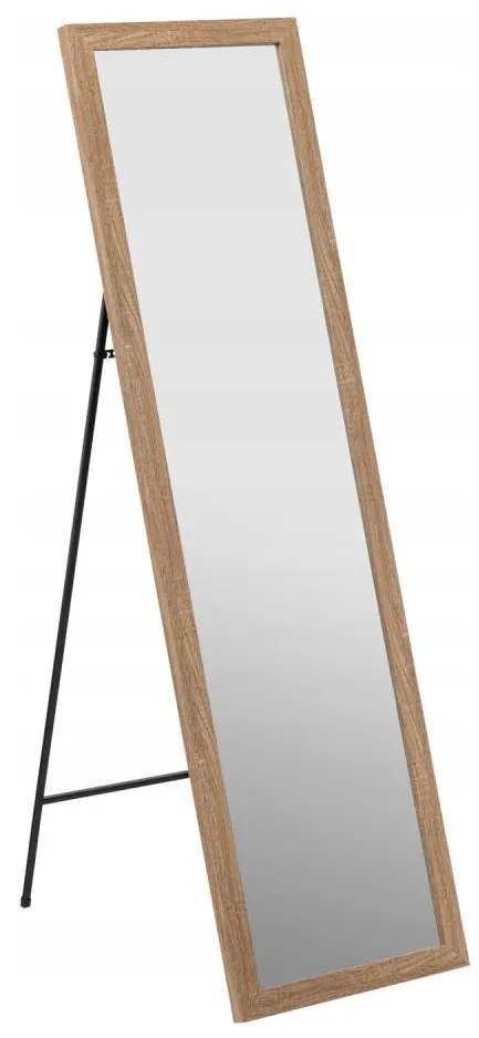 5five - Stojacie zrkadlo MATCHING 125,6x35,6 cm hnedé