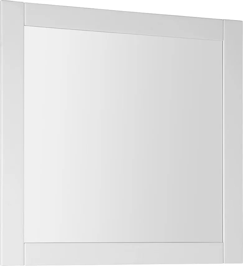 Favolo FV080 zrkadlo v ráme 80x80 cm, biela mat