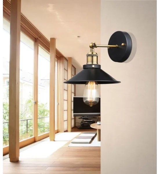 GLOBO 15053W - Nástenné svietidlo LENIUS 1xE27/60W/230V