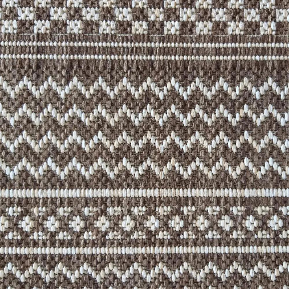 Škandinávsky svetlo hnedý koberec s jemným vzorovaním Šírka: 80 cm | Dĺžka: 150 cm