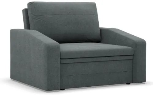 Kreslo ORBIT rozkladacie, tmavosivé