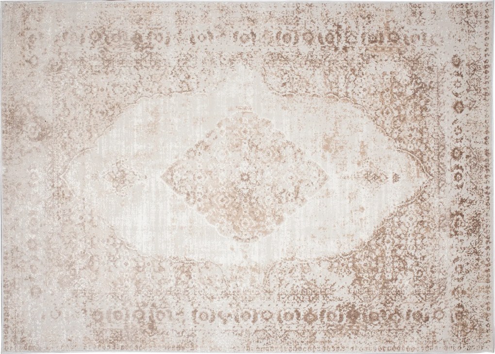 TA Koberec D173E WHITE/VIZON PORTLAND Biely Obdĺžnikový Rozmer: 80x150 cm