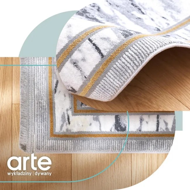 Koberec Arte Toronto Marble sivý