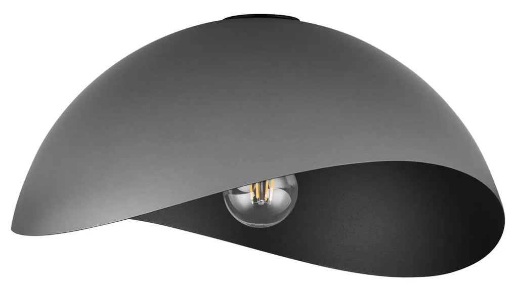 LED čierne dizajnové stropné svietidlo Opsi 40