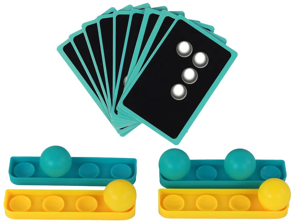 LEAN TOYS Arkádová hra - Skákacie loptičky