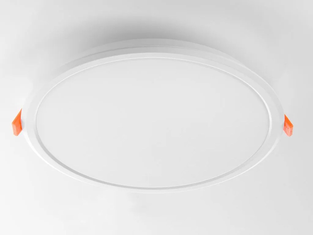 LED2 Zápustné bodové LED osvetlenie EASY, 18W, denná biela, okrúhle, biele