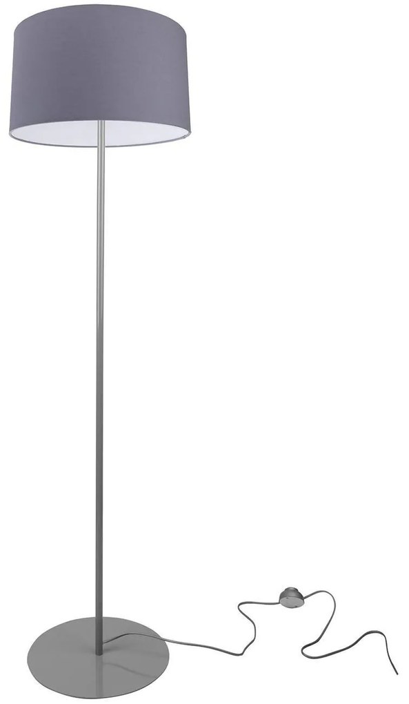 Stojacia lampa Indigo, 1x textilné tienidlo (výber z 10 farieb), (výber z 3 farieb konštrukcie), o