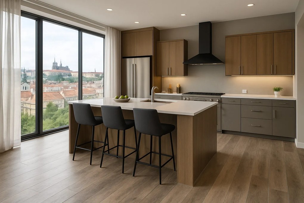 Beauflor, PVC podlaha - lino Texalino Supreme 691 M Valley Oak - dub, na mieru, šíře 2m,3m,4m,5m, hnedá, filc, chodba / predsieň