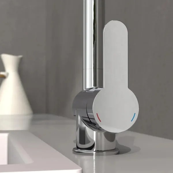 Schütte 79700 - Drezová batéria LONDON s vysúvacou sprchou, lesklý chróm