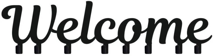 Vešiak na stenu do chodby WELCOME