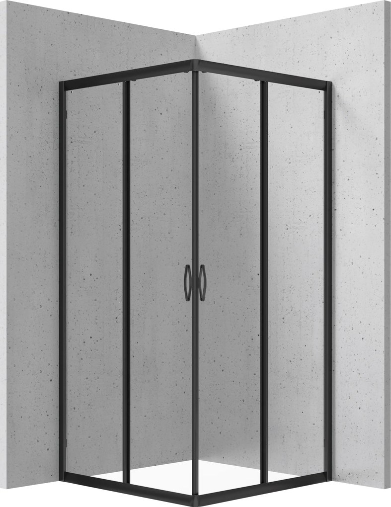 Deante Štvorcový sprchovací kút Funkia 80x80 cm - KYC N42K - bez vaničky