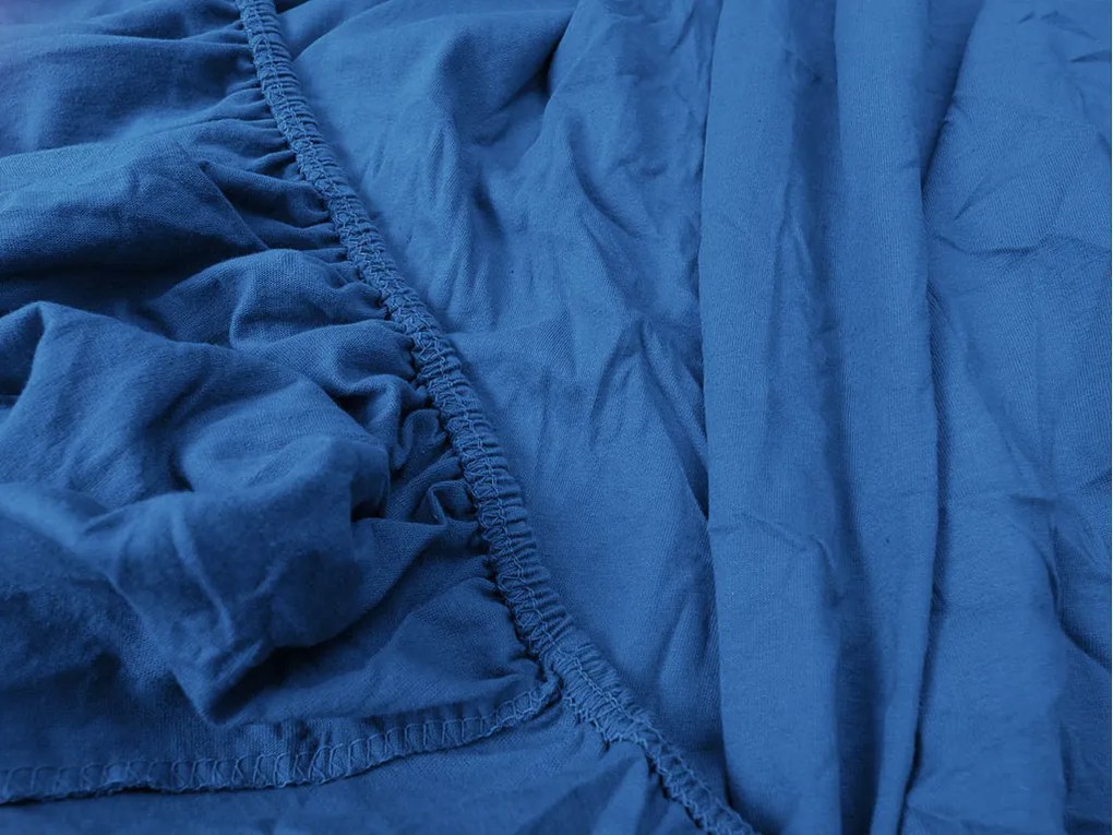 Jersey plachta EXCLUSIVE tmavomodrá 180 x 200 cm Gramáž: 190 g/m2