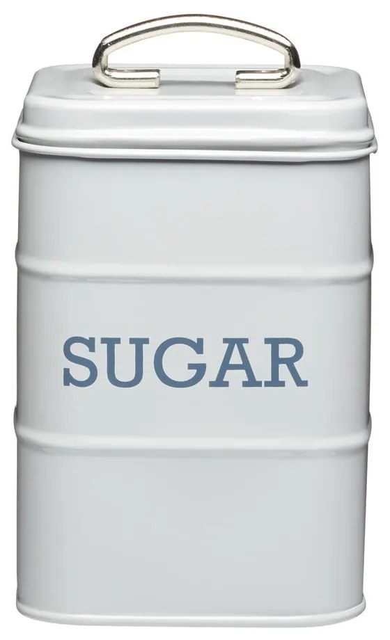 Sivá plechová dóza na cukor Kitchen Craft Nostalgia