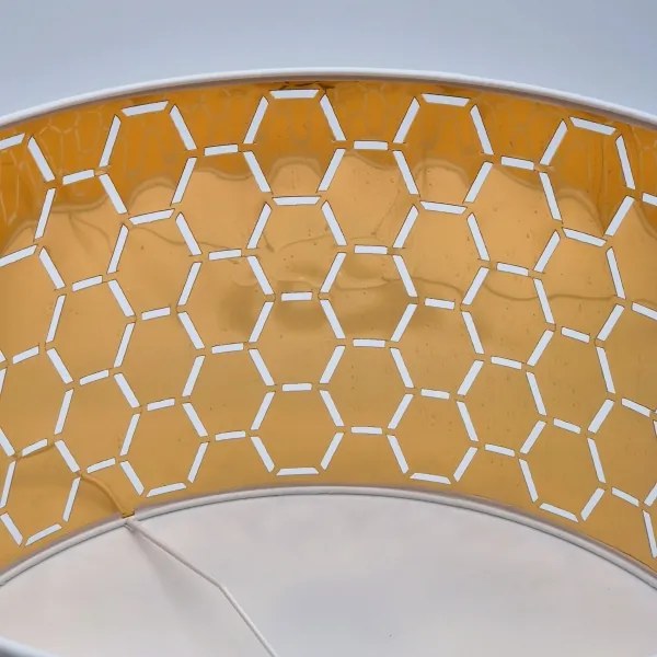 Luster na lanku ULLE 1xE27/15W/230V biela