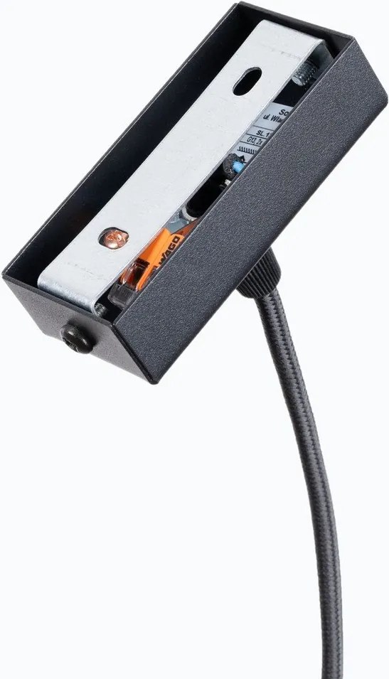 Čierne kovové LED závesné svietidlo Nebula – Sollux