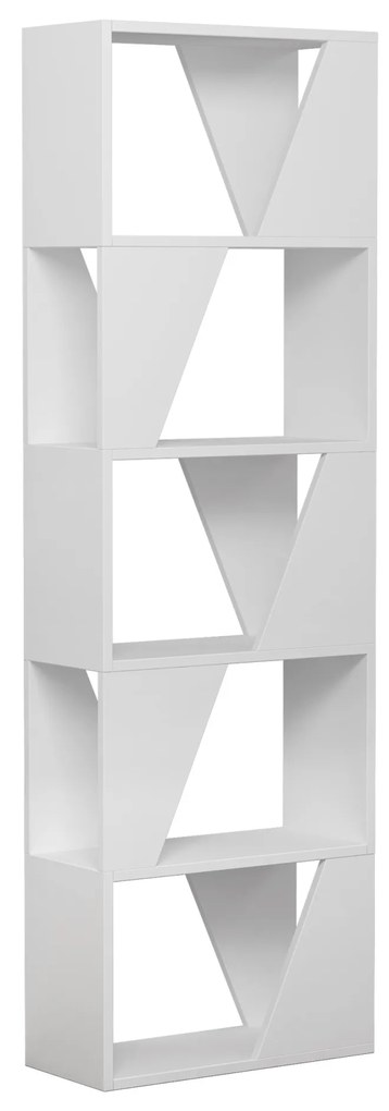 Moderní knihovna Houseland FRAME bílá