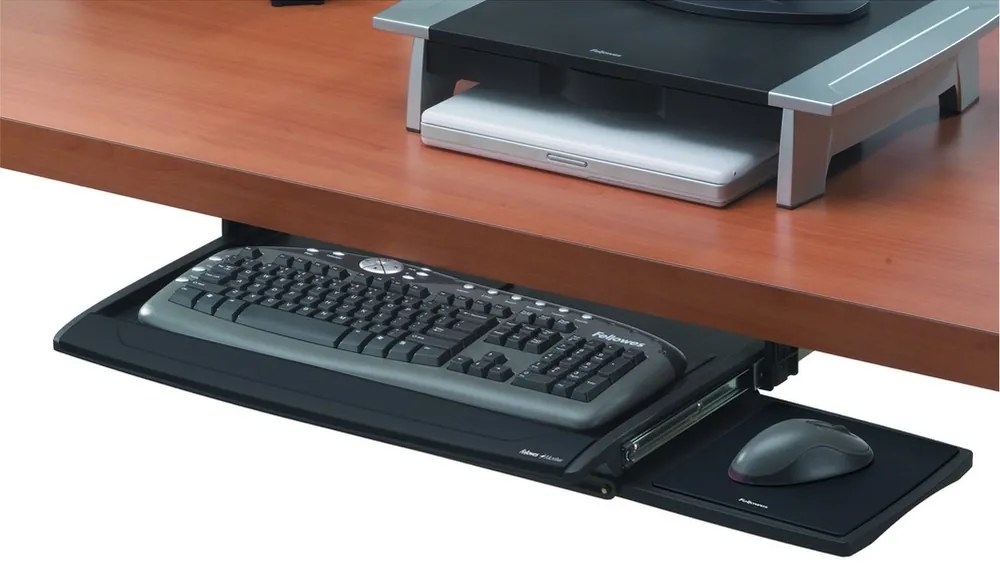 Zásuvka na klávesnicu DELUXE Office Suites, čierna
