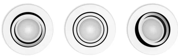 Philips-SADA 3xLED Stmievateľné podhľadové svietidlo Hue MILLISKIN 1xGU10/4,2W/230