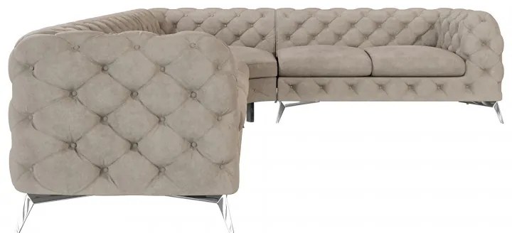 ROHOVÁ SEDAČKA CHESTERFIELD LARISSA PRAVÁ - ĽAVÁ 323 X 264 cm