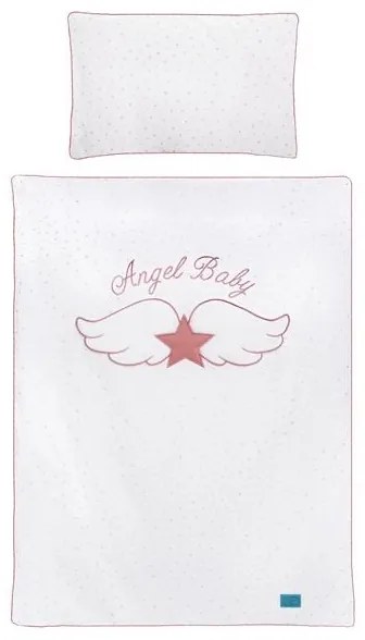6-dielne posteľné obliečky Belisima Angel Baby 100/135 ružové