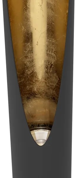 Eglo 97584 - LED Stojacia lampa BARBOTTO 1xGU10/4,5W/230V čierna