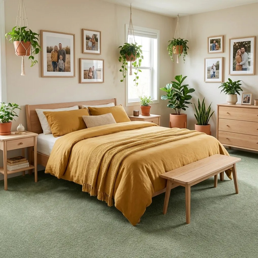 AladinWorld Expres, Metrážny koberec Velur Ultra olivový, na mieru, šíře 4m, zelená, filc, kancelária