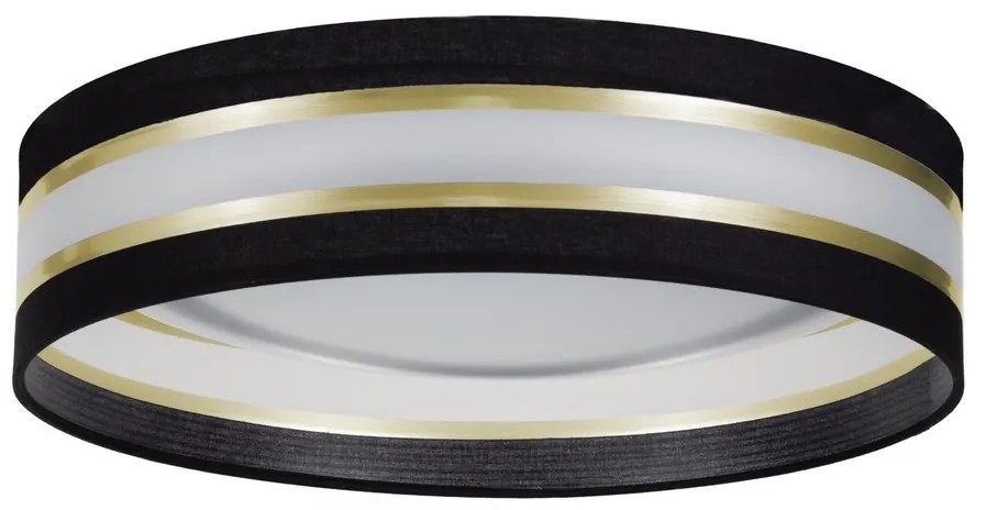 LED Stropné svietidlo CORAL GOLD 1xLED/24W/230V čierna/zlatá