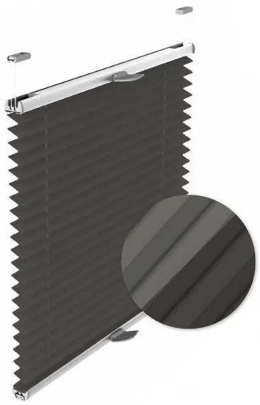 Gario Roleta Plisé Thermo Antracitová Šírka: 38,5 cm