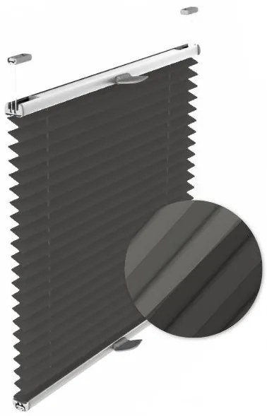 Gario Roleta Plisé Thermo Antracitová Šírka: 39,5 cm
