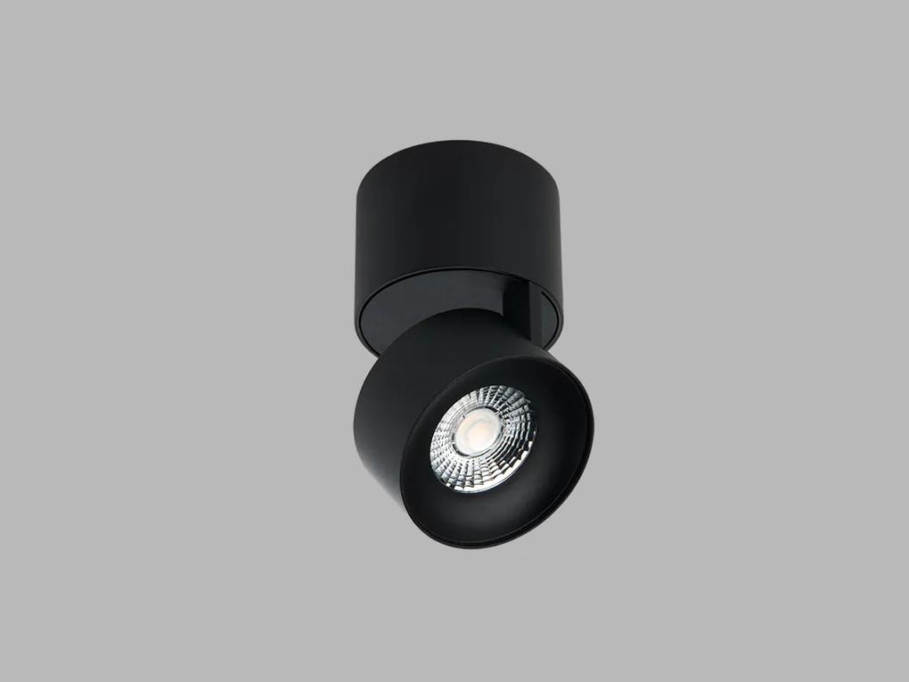 LED2 11508333 SPY stropné bodové nastaviteľné sklopné svietidlo 4W/250lm 3000K čierna