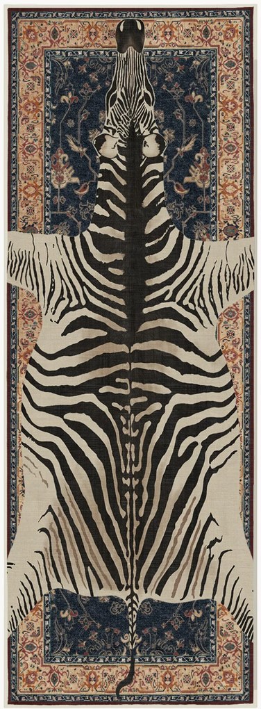 Umývateľný behúň s nízkym vlasom Safari by Iris Apfel