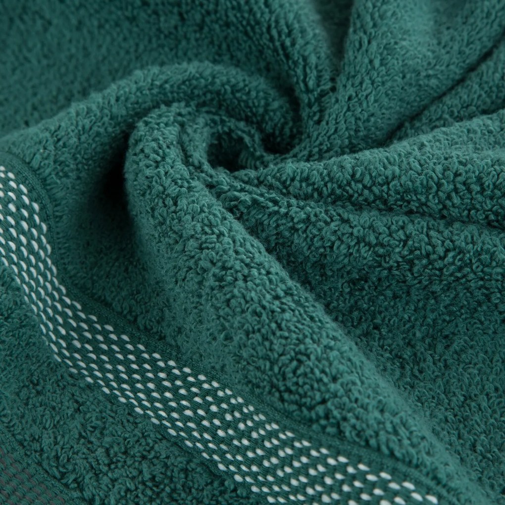 FROTÉ UTERÁK RIKI 70X140 CM TMAVOZELENÁ